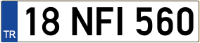 Truck License Plate